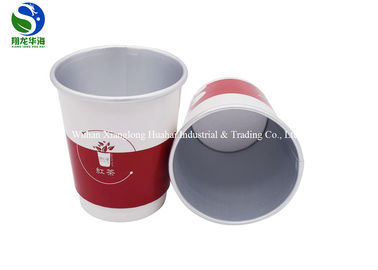 Aluminum Foil Double Wall Insulated Paper Coffee Cups Moistureproof Fresh Keeping