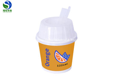 10oz Paper Ice Cream Containers , Disposable Ice Cream Cups Custom Logo