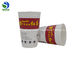 PE Coated Embossed Paper Cups White Craft Paper Biodegradable Hot Cups