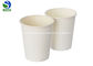 Black Personalized White Paper Coffee Cups 280ml Durable Eco Friendly Paper Cups