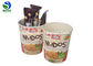 Hot Soup Double Wall Small Paper Bowls Lids Heavy Duty Hot Food Containers