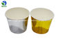 Microwave safe disposable food kraft paper bowls with lids for take away
