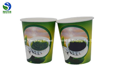 Disposable 12Oz Color Changing Paper Cups Single Wall For Hot Icy Drinks