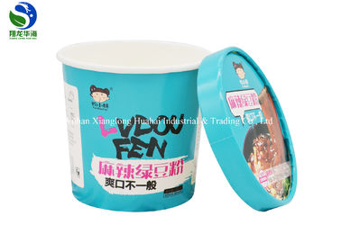 Disposable Frozen Yogurt Paper Ice Cream Cups PP Biodegradable Ice Cream Containers
