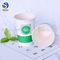 Single Walled Cold Drink Paper Cups Degradable For Milk Tea Chain Store