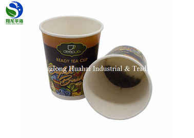 8oz Instant Tea Cups Eco Friendly Degradable With Hidden Tea At Bottom