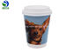 Special Edition10oz Embossed Paper Party Cups For Coffee Biodegradable Hot Cups