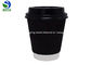 Food Grade Material Take Away Insulated Paper cups , Ripple Coffee Cups