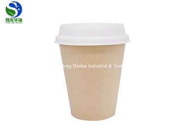 12oz Disposable Compostable Custom Paper Cups For Hot Drinks , Long Life