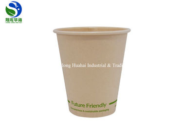 12 Oz Natural Compostable PLA Laminated Paper Cups Environmental Protection