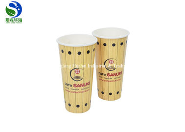 Hot Double Side PE Coated Cold Disposable Cups Environmentally Friendly