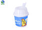 Lightweight Custom Disposable Paper Ice Cream Cups Double PE With Logo