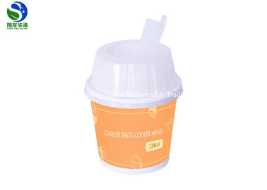 10oz Paper Ice Cream Cups Food Grade Disposable Ice Cream Bowls With Lids