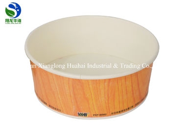 Biodegradable Small Paper Bowls Takeaway Fancy , Disposable Paper Bowls With Lids