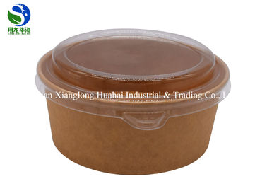 Food grade factory directly sale takeaway round paper bowl for salad