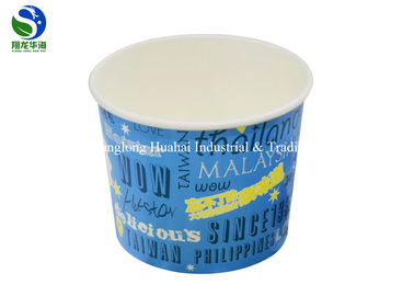 White 35OZ Disposable Paper Soup Bowls Bulk Paper Noodle Bowls For Chocolate