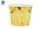 Disposable custom popcorn chicken paper bucket with lid for movie theatre